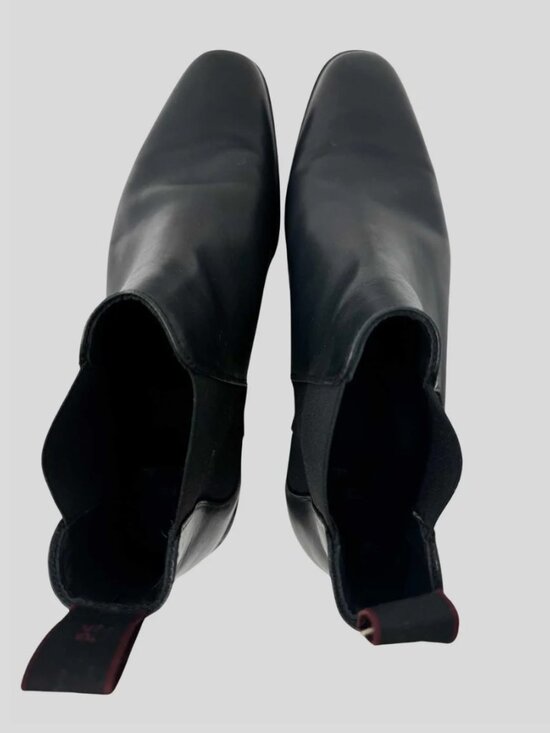 Paul Smith Men\'s Black Leather Cedric Chelsea Boots | Size 9 US